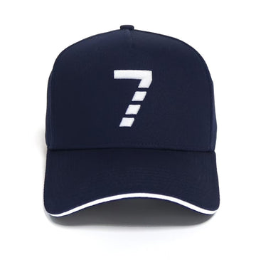 7 Stitches - Navy with a Twist SnapBack